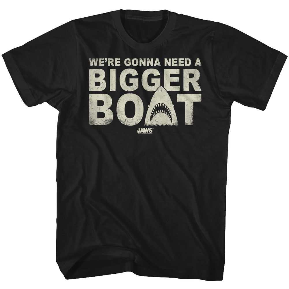 Jaws - BIGGER BOAT Adult Shirt