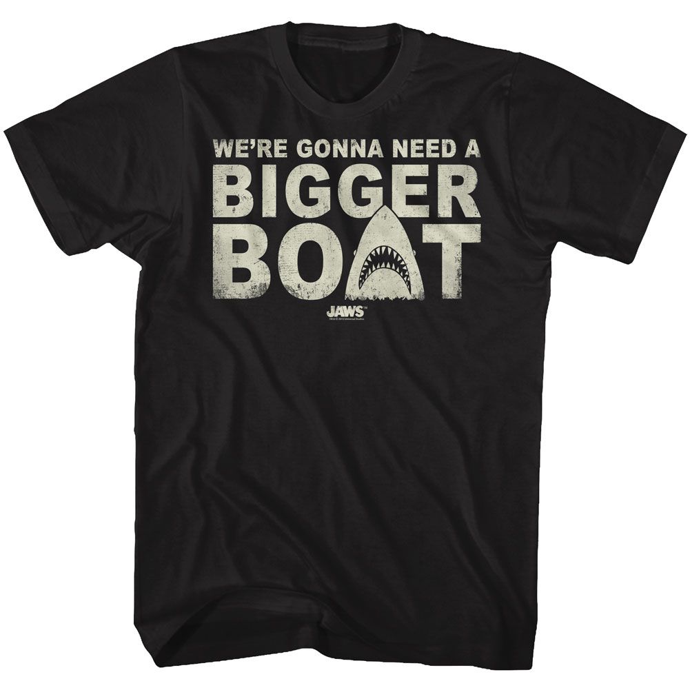 Jaws - BIGGER BOAT Adult Shirt