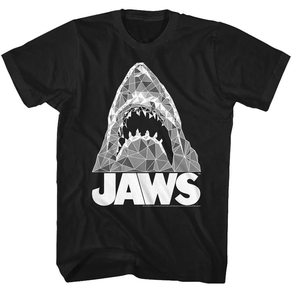 Jaws - GEOMETRIC SHARKS Adult Shirt
