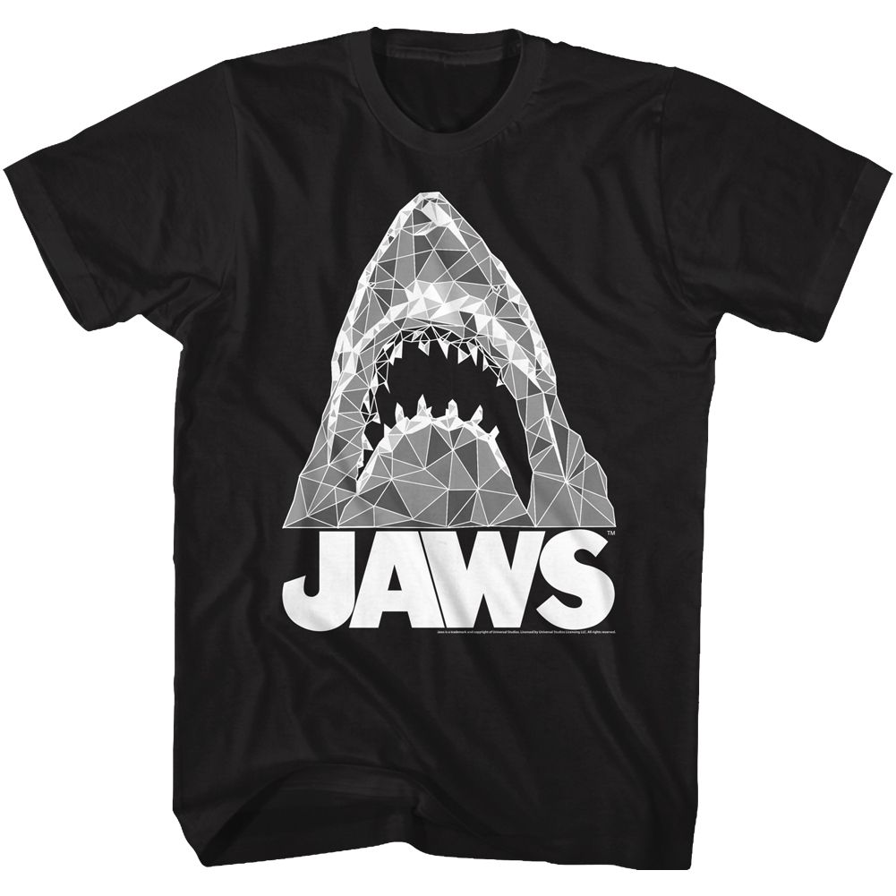 Jaws - GEOMETRIC SHARKS Adult Shirt