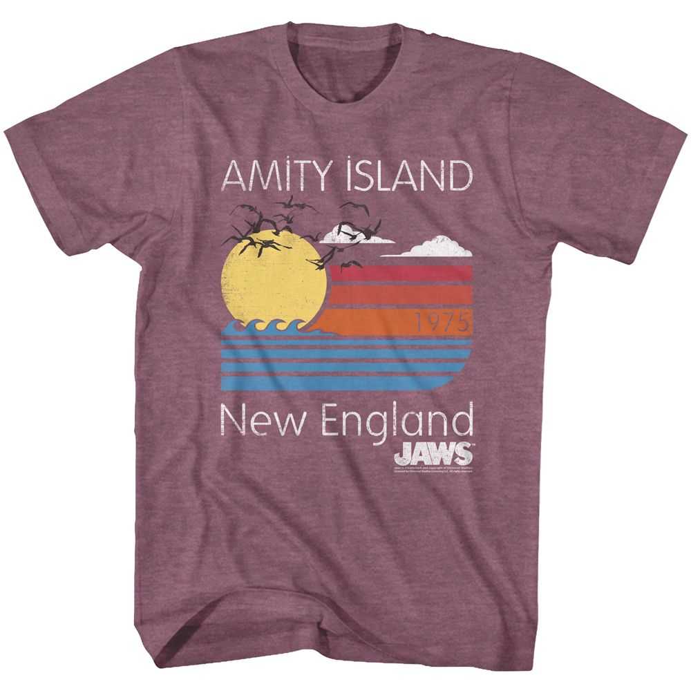 Jaws - SUNSET Adult Shirt