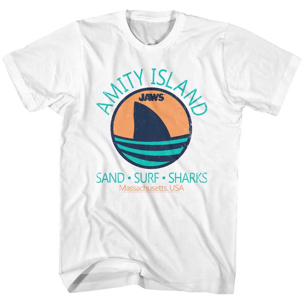 Jaws - SHARK FIN Adult Shirt
