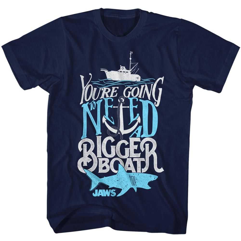 Jaws - TYPOGRAPHY Adult Shirt