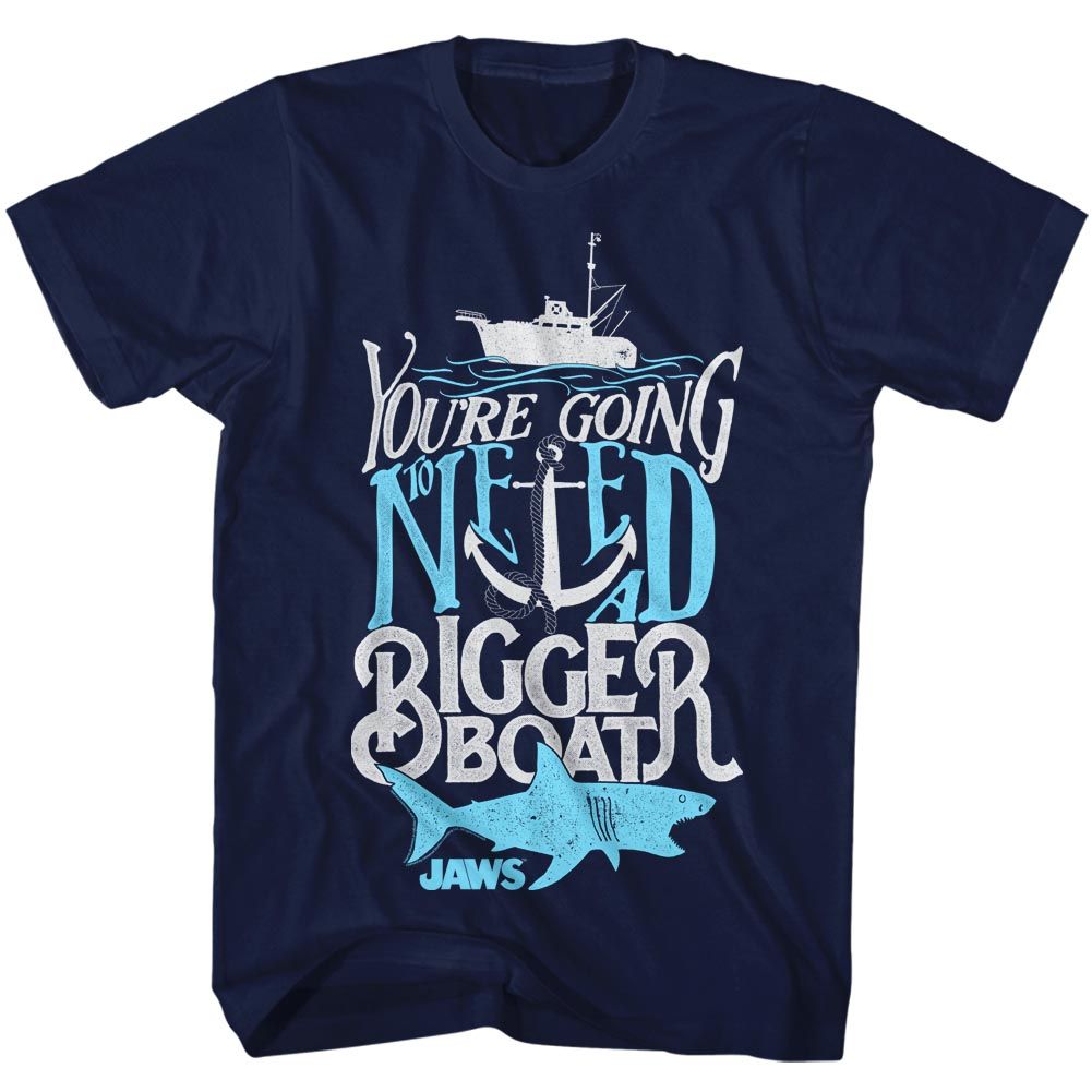 Jaws - TYPOGRAPHY Adult Shirt