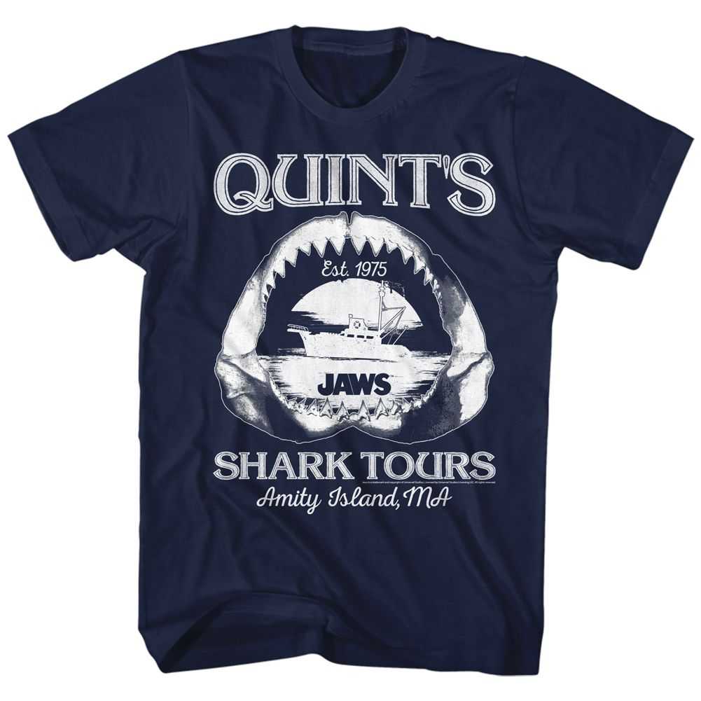 Jaws - SHARK TOURS Adult Shirt