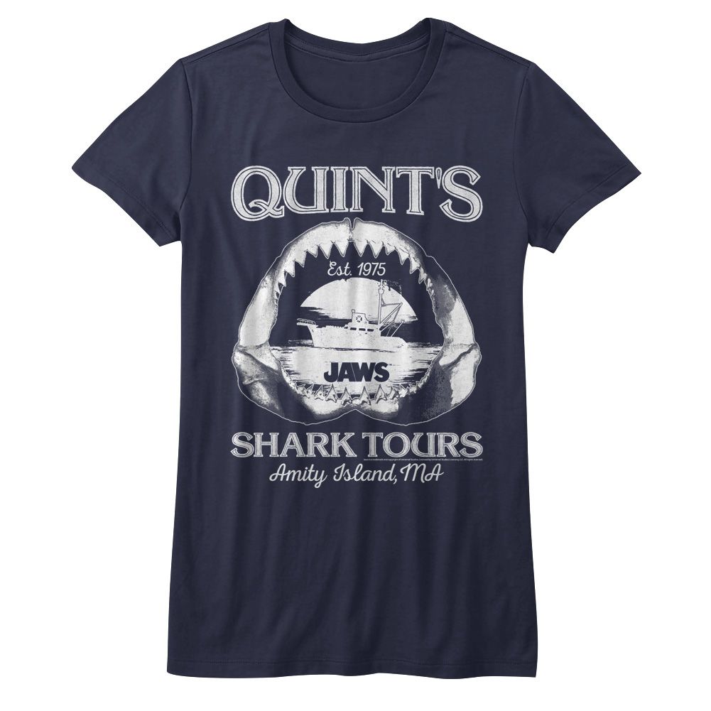 Jaws - SHARK TOURS Adult Shirt