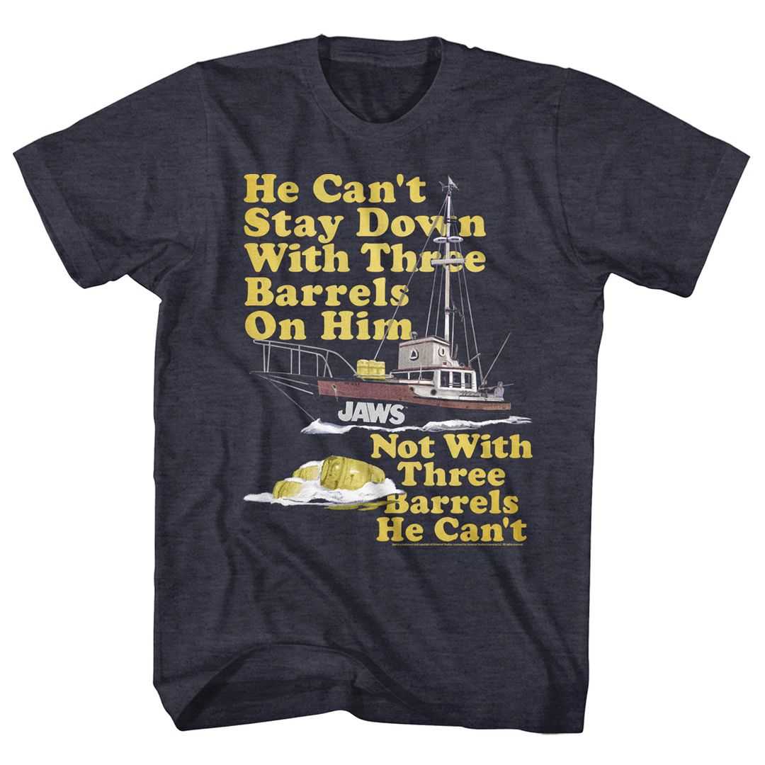 Jaws - 70S BARRELS Adult Shirt