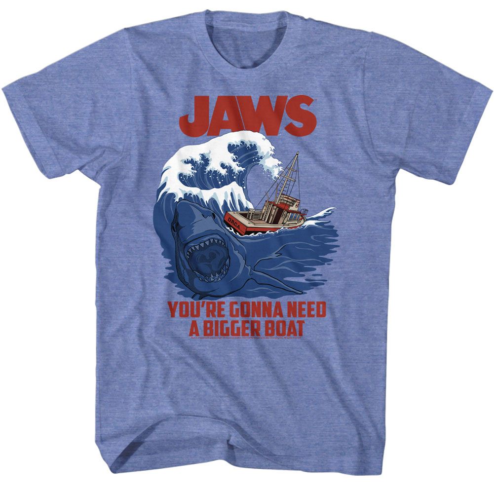 Jaws - SWELL TEXT Adult Shirt