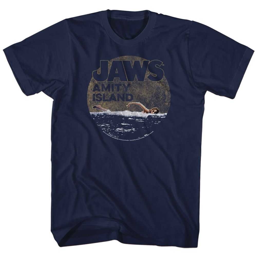 Jaws - LATE SWIM Adult Shirt
