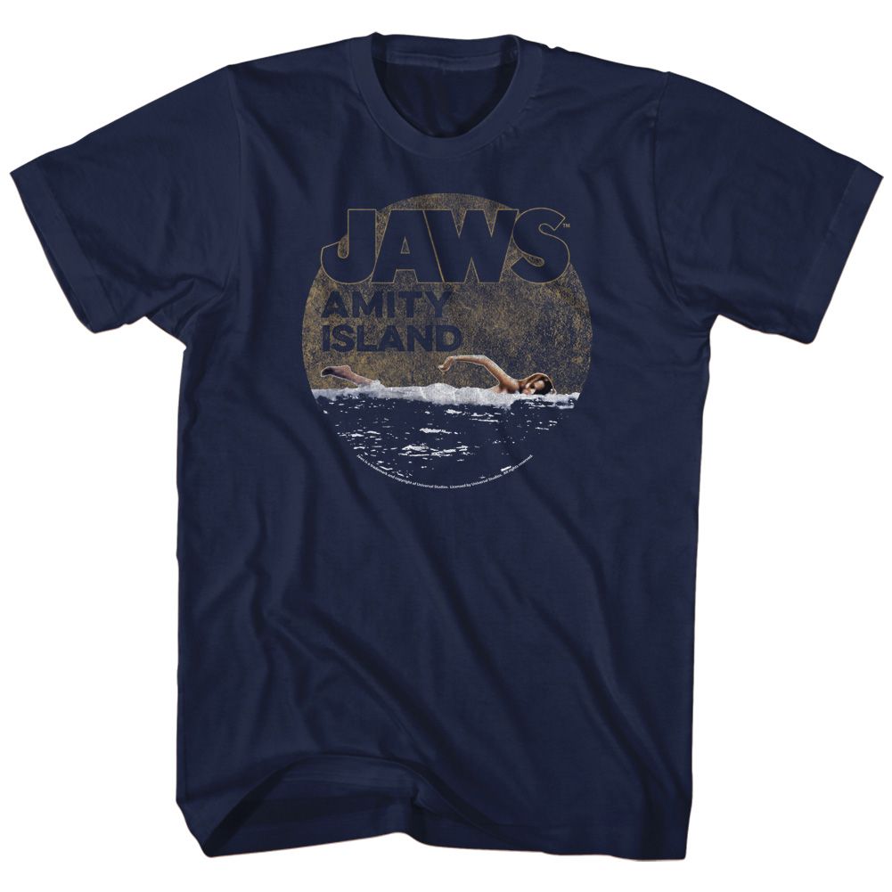 Jaws - LATE SWIM Adult Shirt