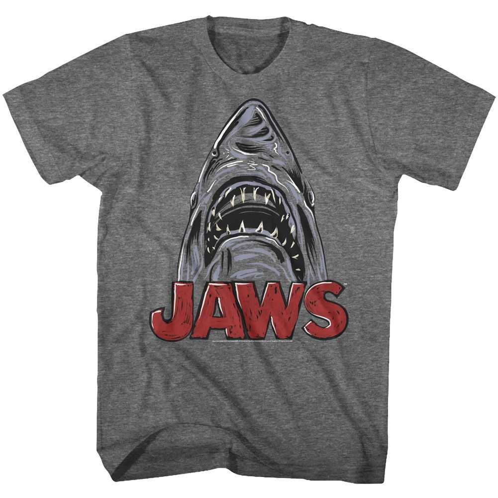 Jaws - SKETCHY SHARK Adult Shirt
