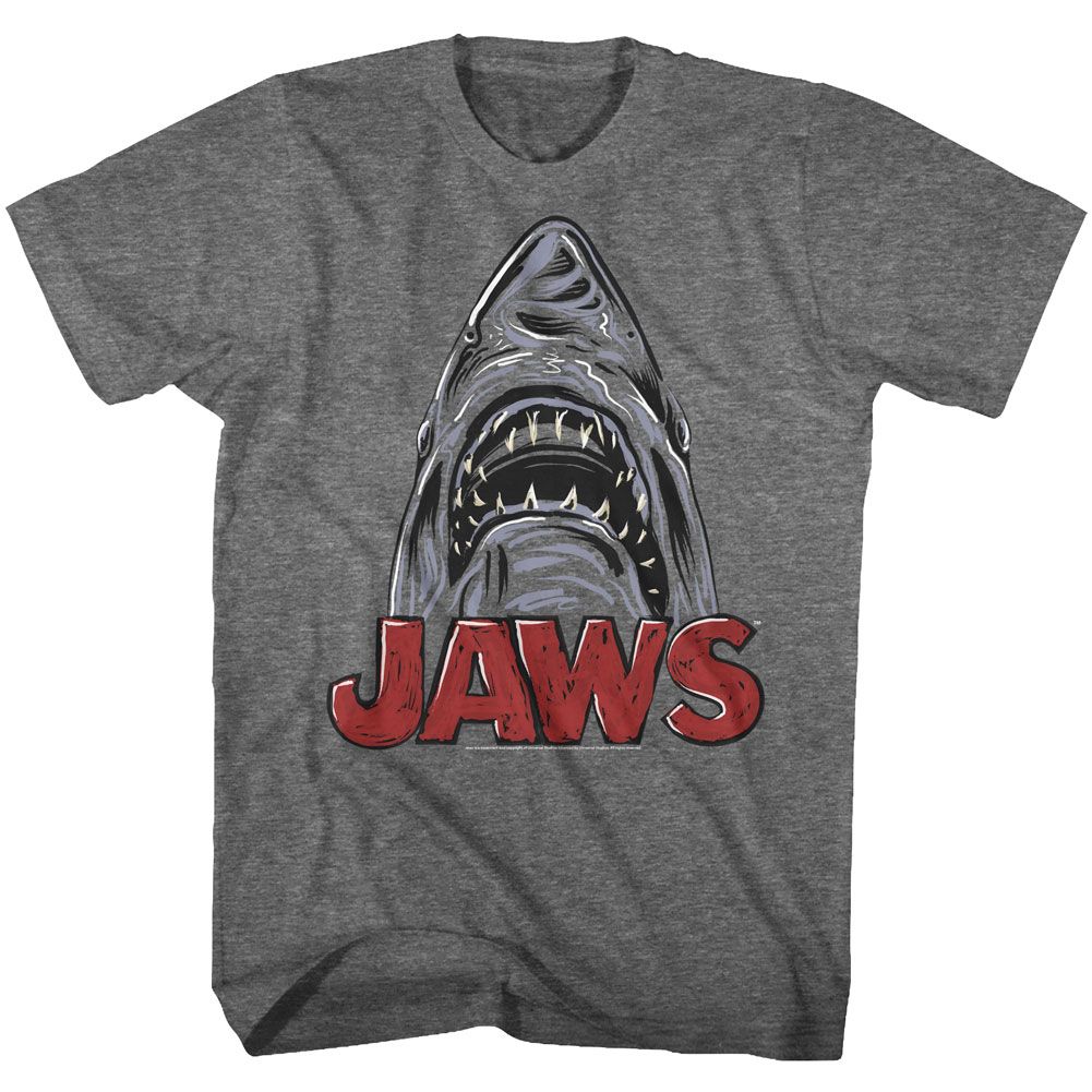 Jaws - SKETCHY SHARK Adult Shirt