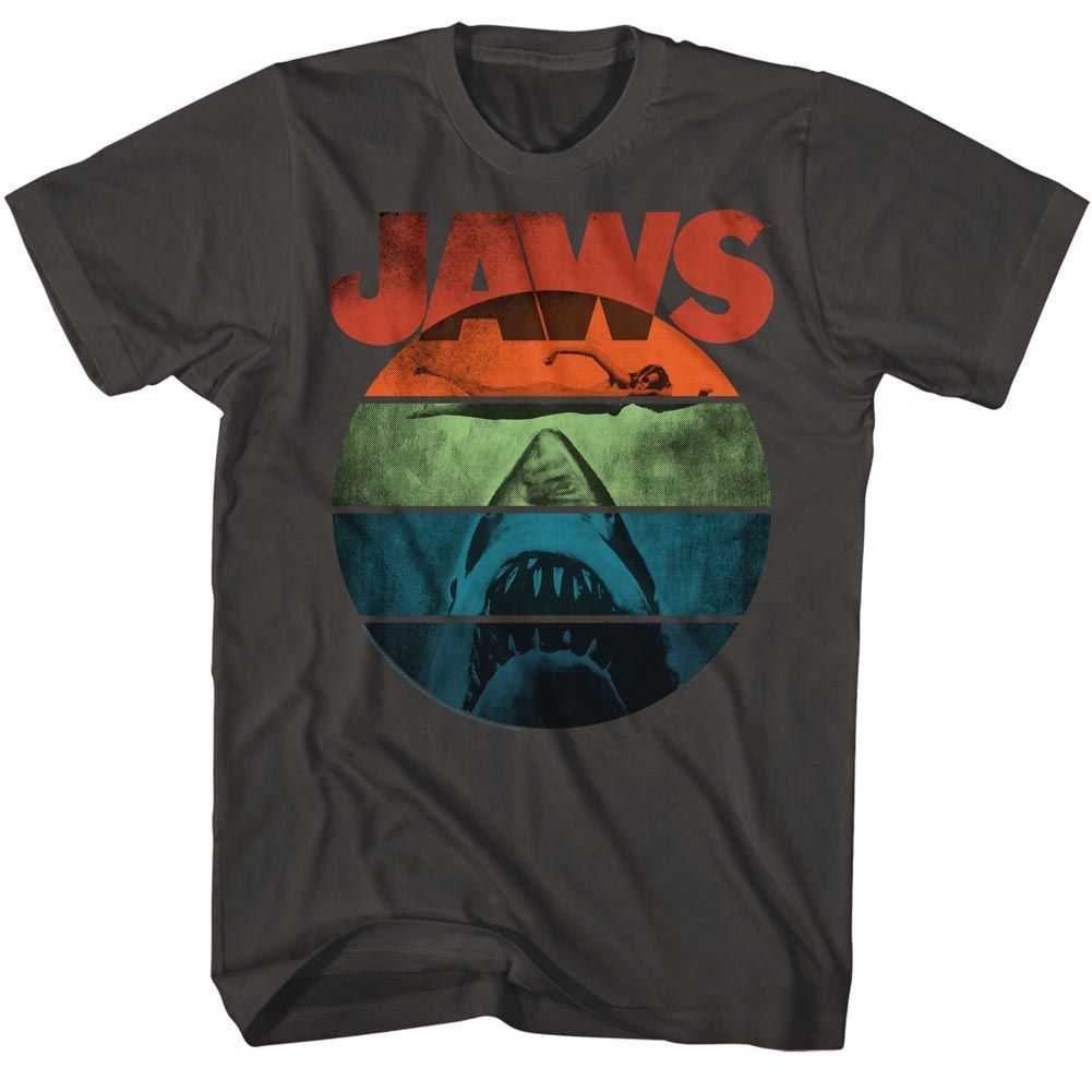 Jaws - TEXT ARCH Adult Shirt