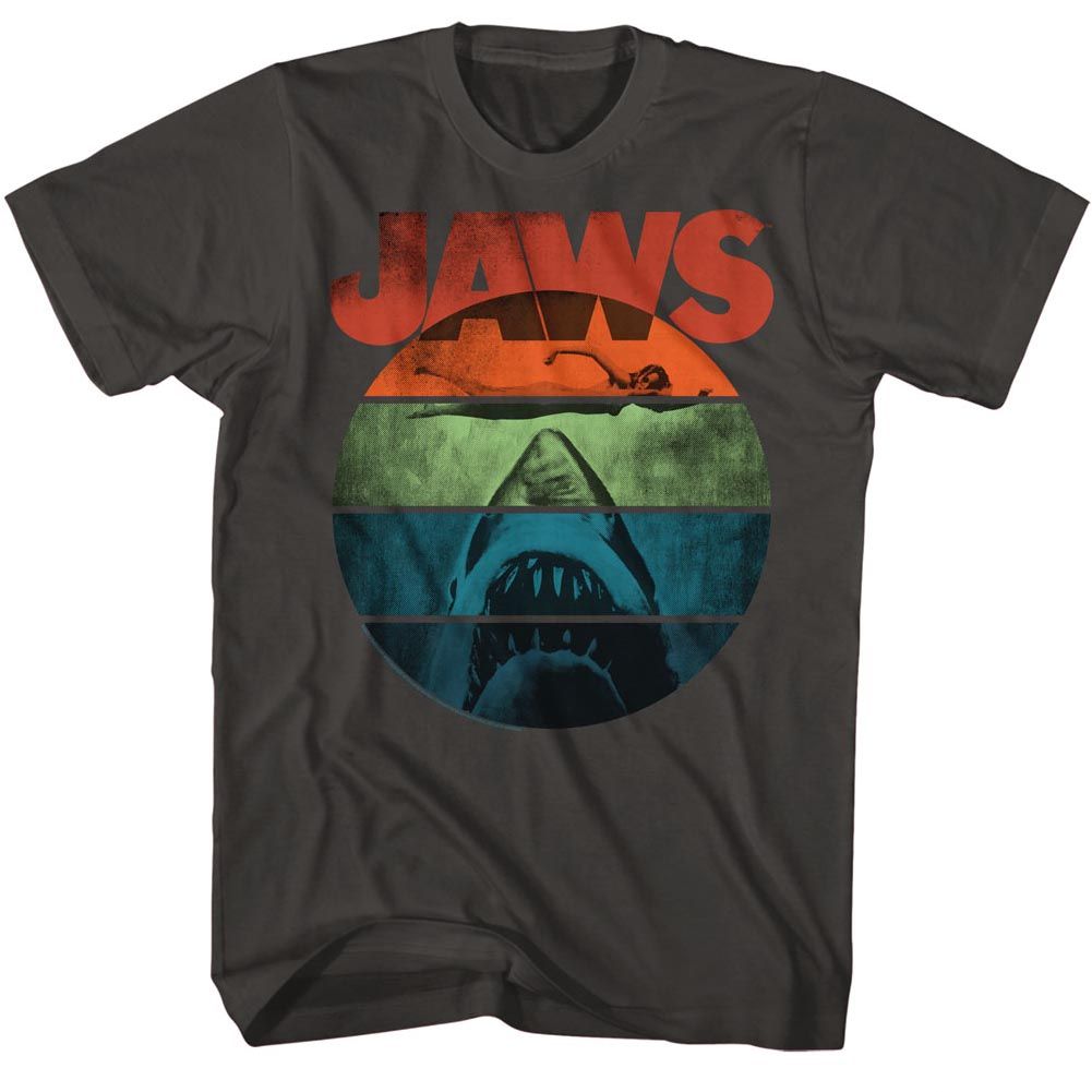 Jaws - TEXT ARCH Adult Shirt