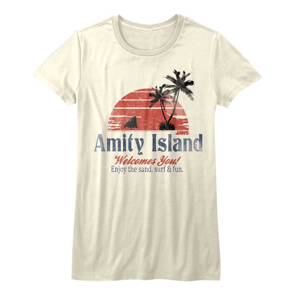 Jaws - AMITY ISLAND Adult Shirt