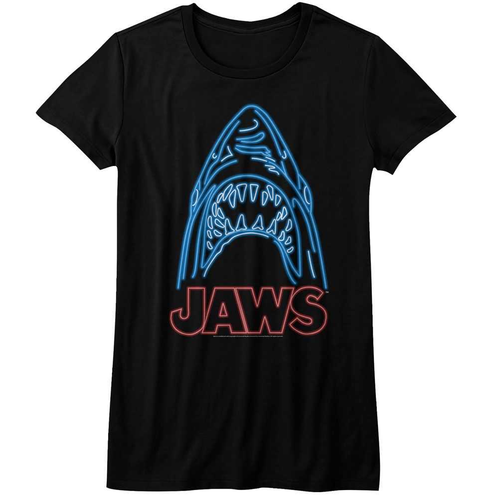 Jaws - NEON Adult Shirt