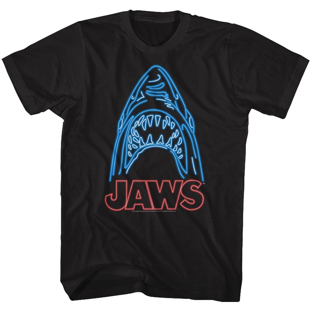 Jaws - NEON Adult Shirt