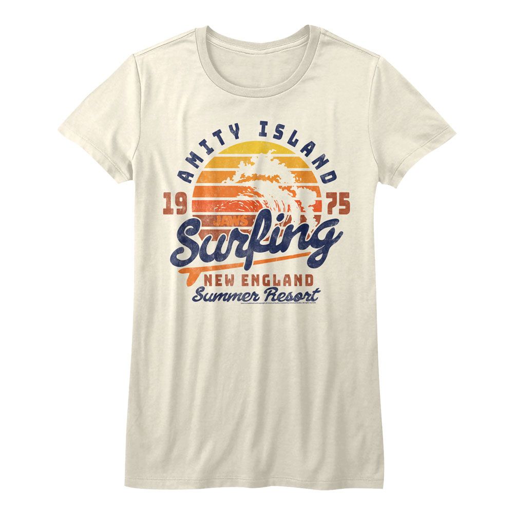 Jaws - AMITY SURFING Adult Shirt