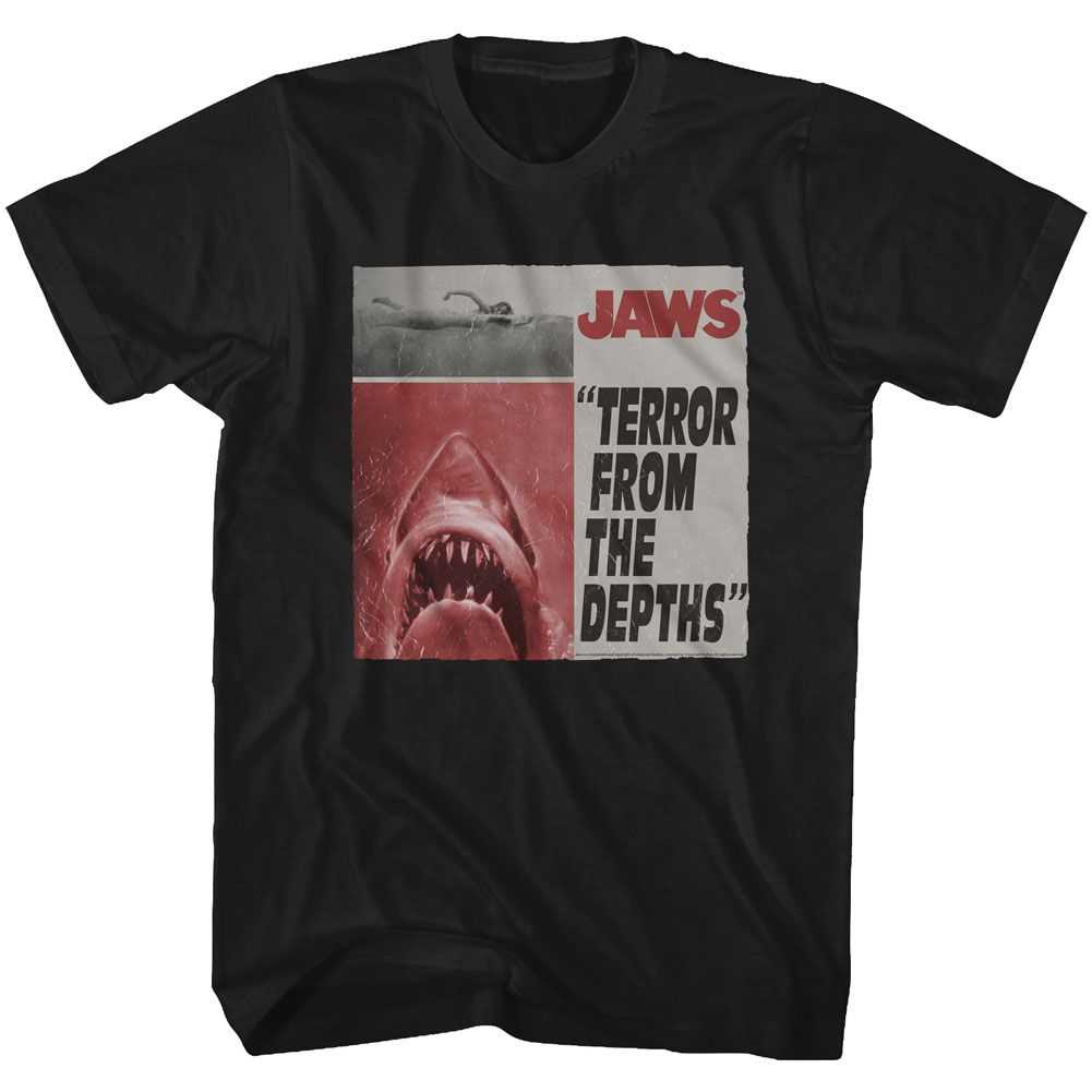 Jaws - NEWSPAPER Adult Shirt