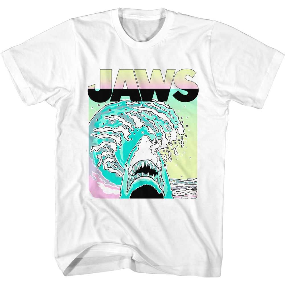 Jaws - NEON WAVES Adult Shirt