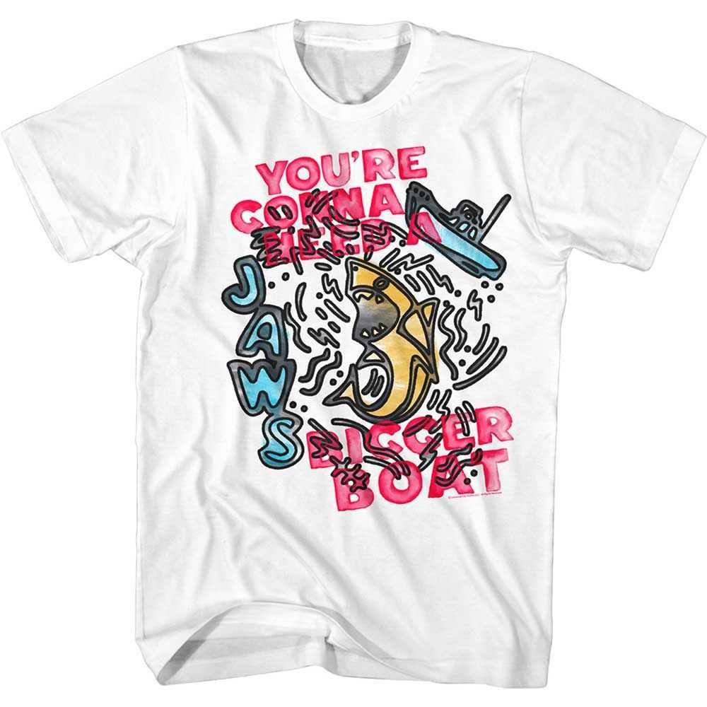 Jaws - SKETCH BOAT Adult Shirt