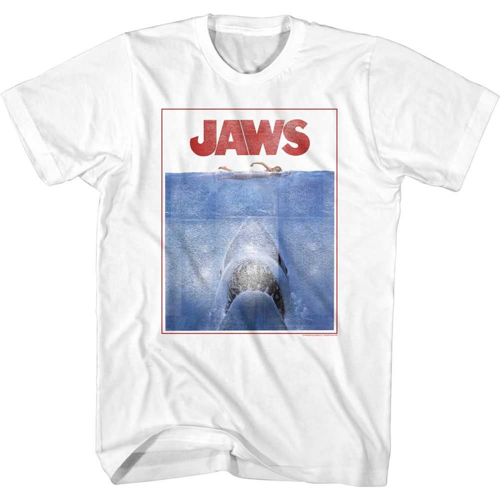 Jaws - OUTLINED POSTER Adult Shirt