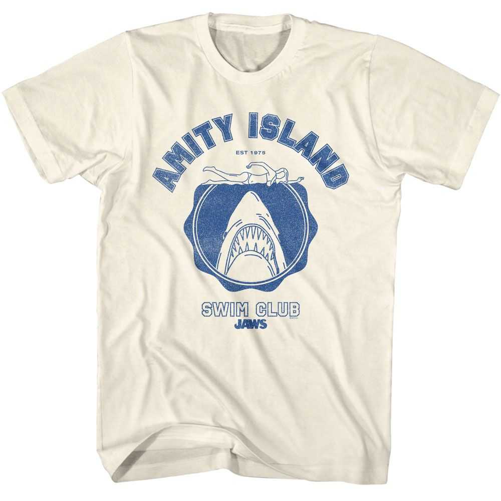 Jaws - JAWS AMITY ISLAND SWIM CLUB Adult Shirt