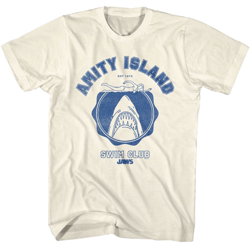 Jaws - JAWS AMITY ISLAND SWIM CLUB Adult Shirt