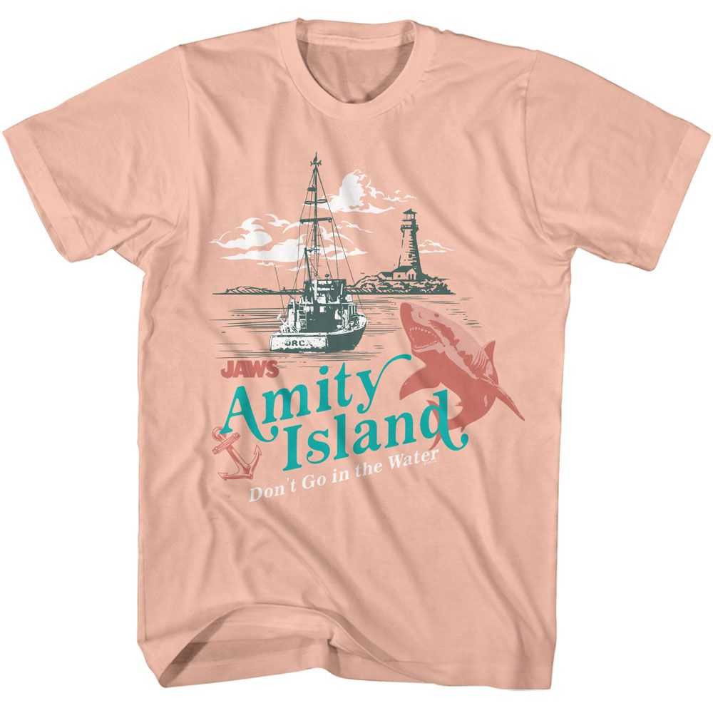 Jaws - JAWS DONT GO IN THE WATER Adult Shirt