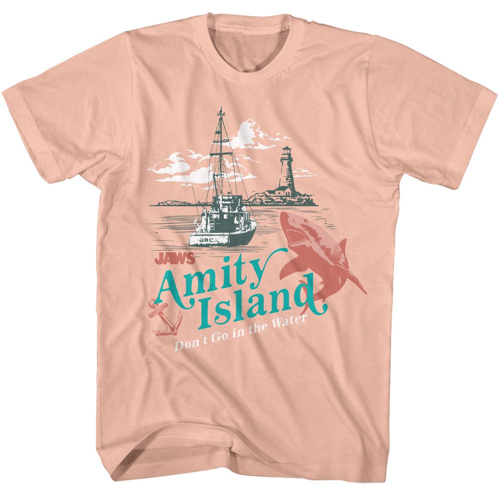 Jaws - JAWS DONT GO IN THE WATER Adult Shirt