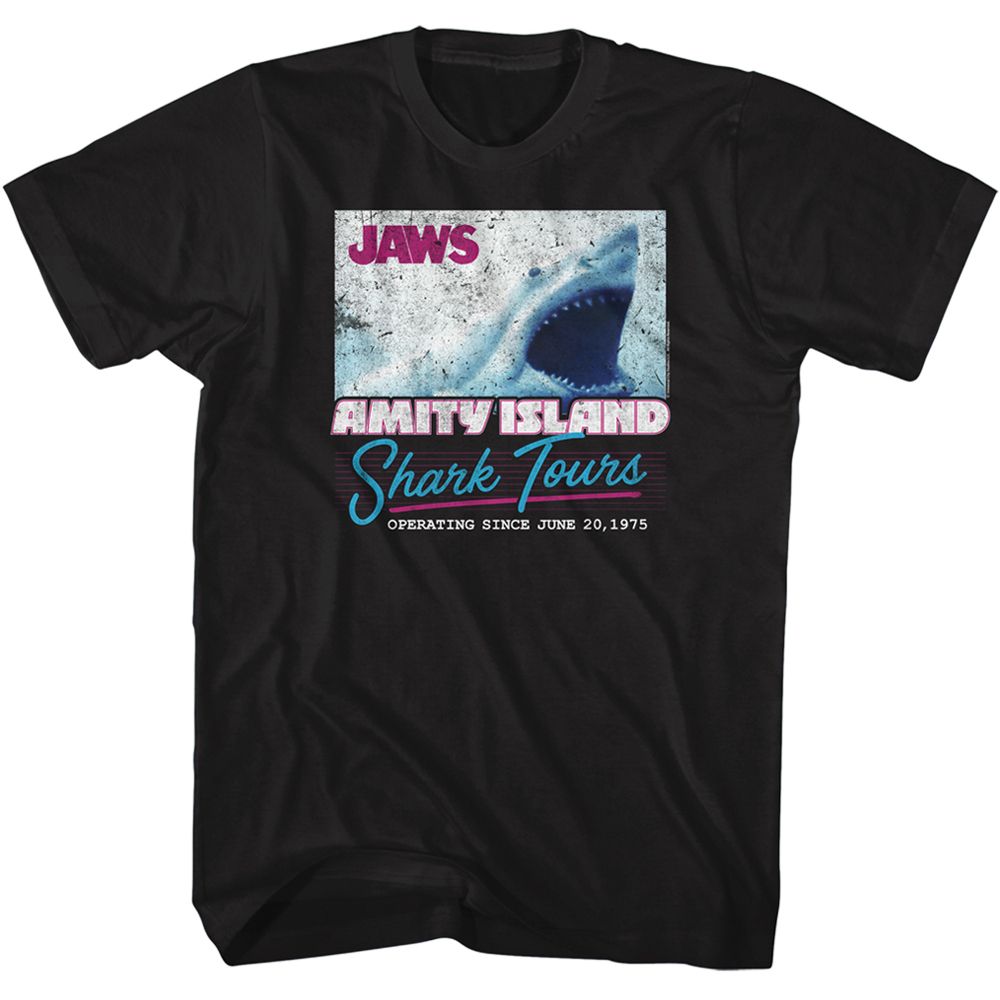 Jaws - SHARK TOURS Adult Shirt