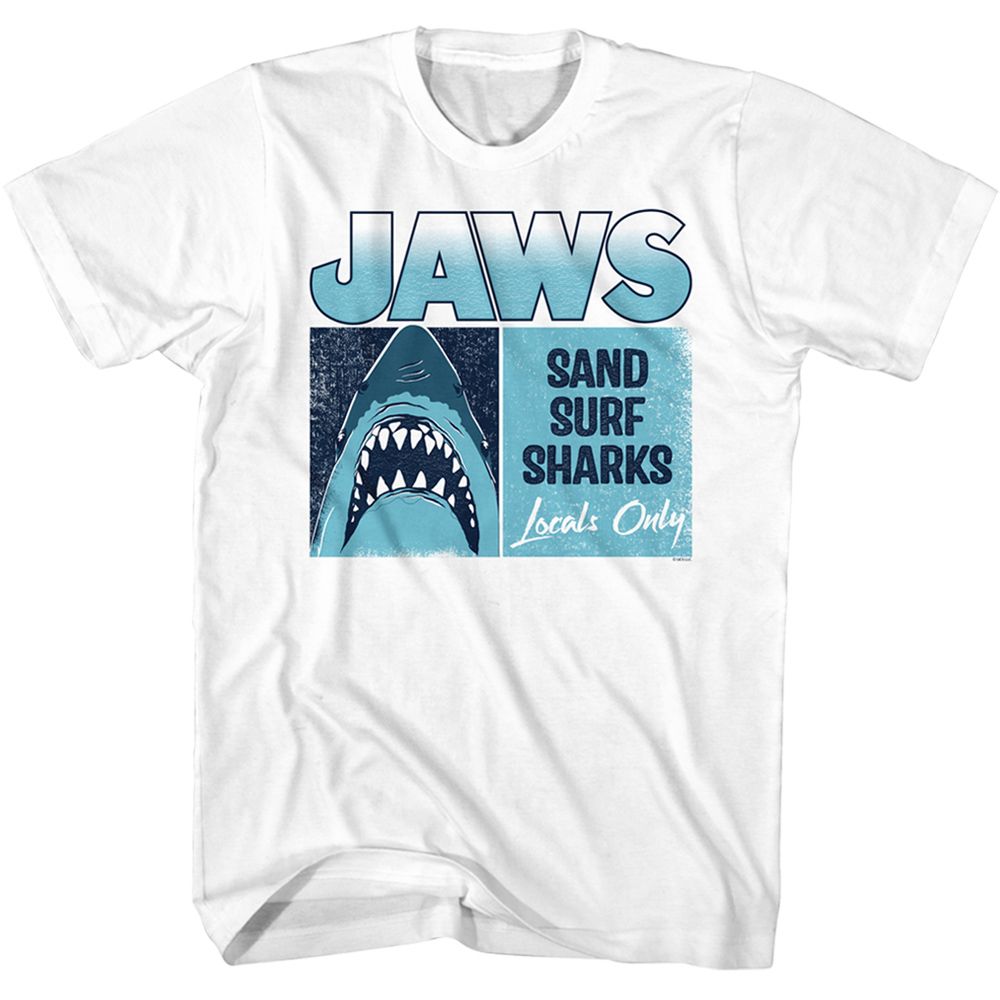 Jaws - JAWS LOCALS ONLY Adult Shirt