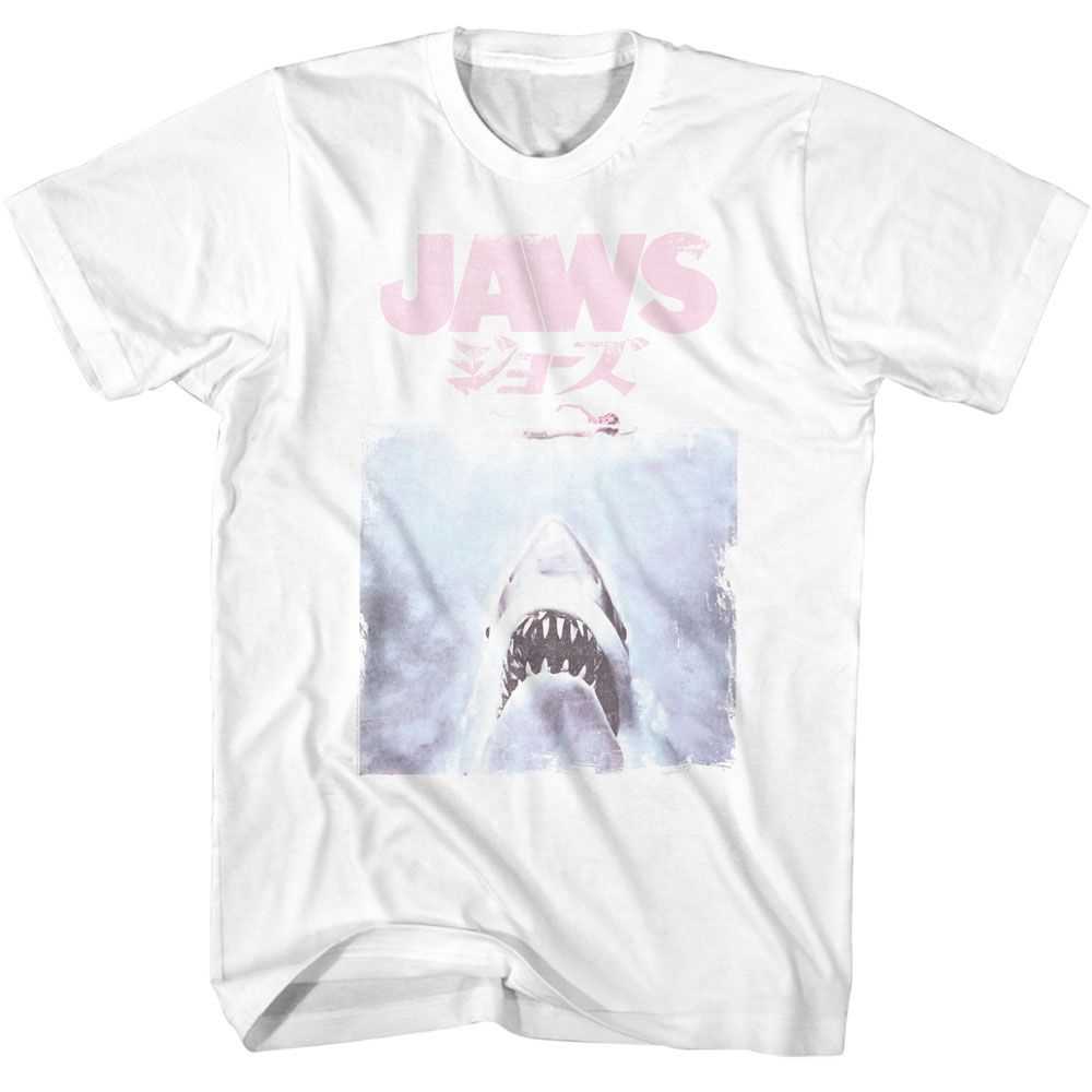 Jaws - JAWS FADED KANJI Adult Shirt