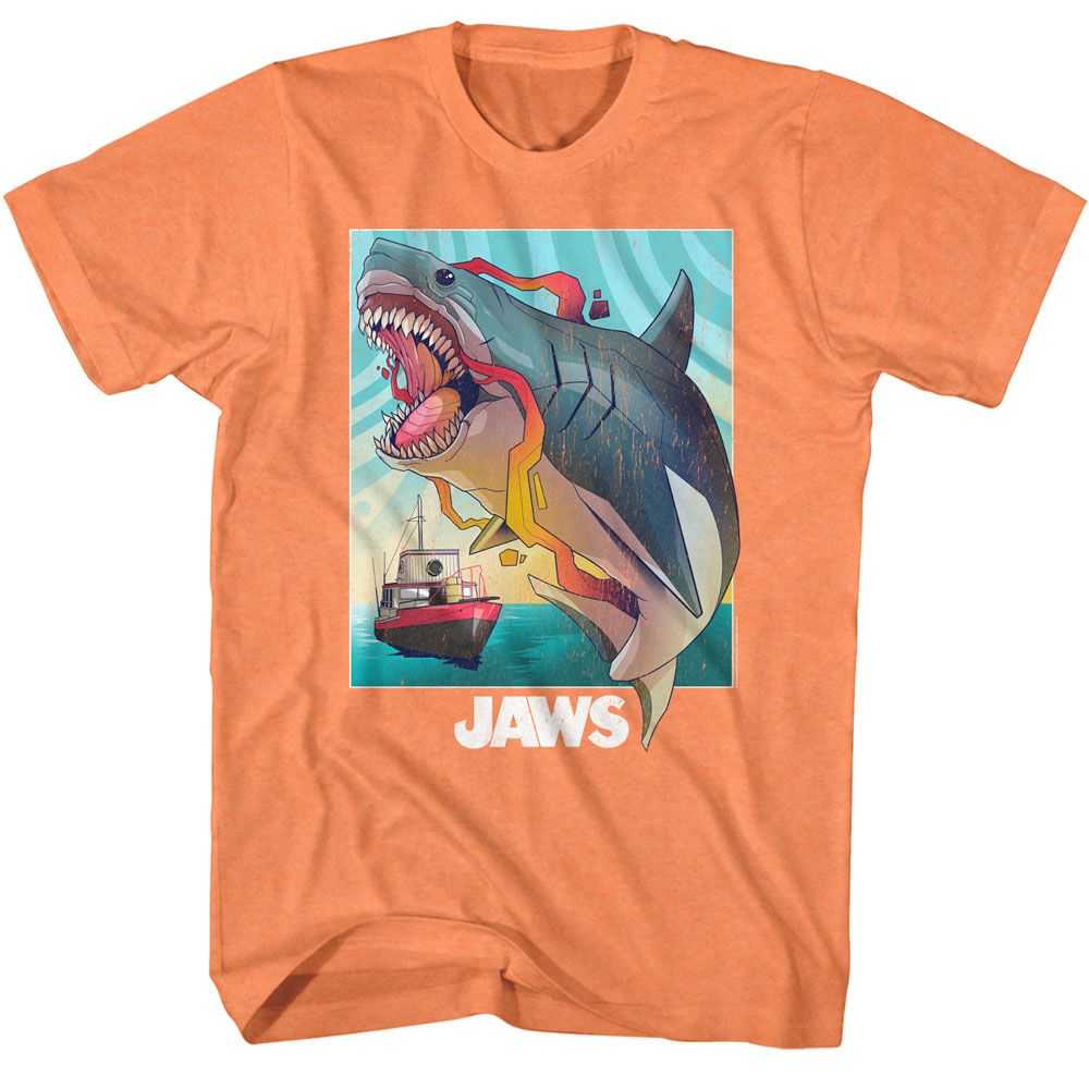 Jaws - JAWS COLORFUL Adult Shirt