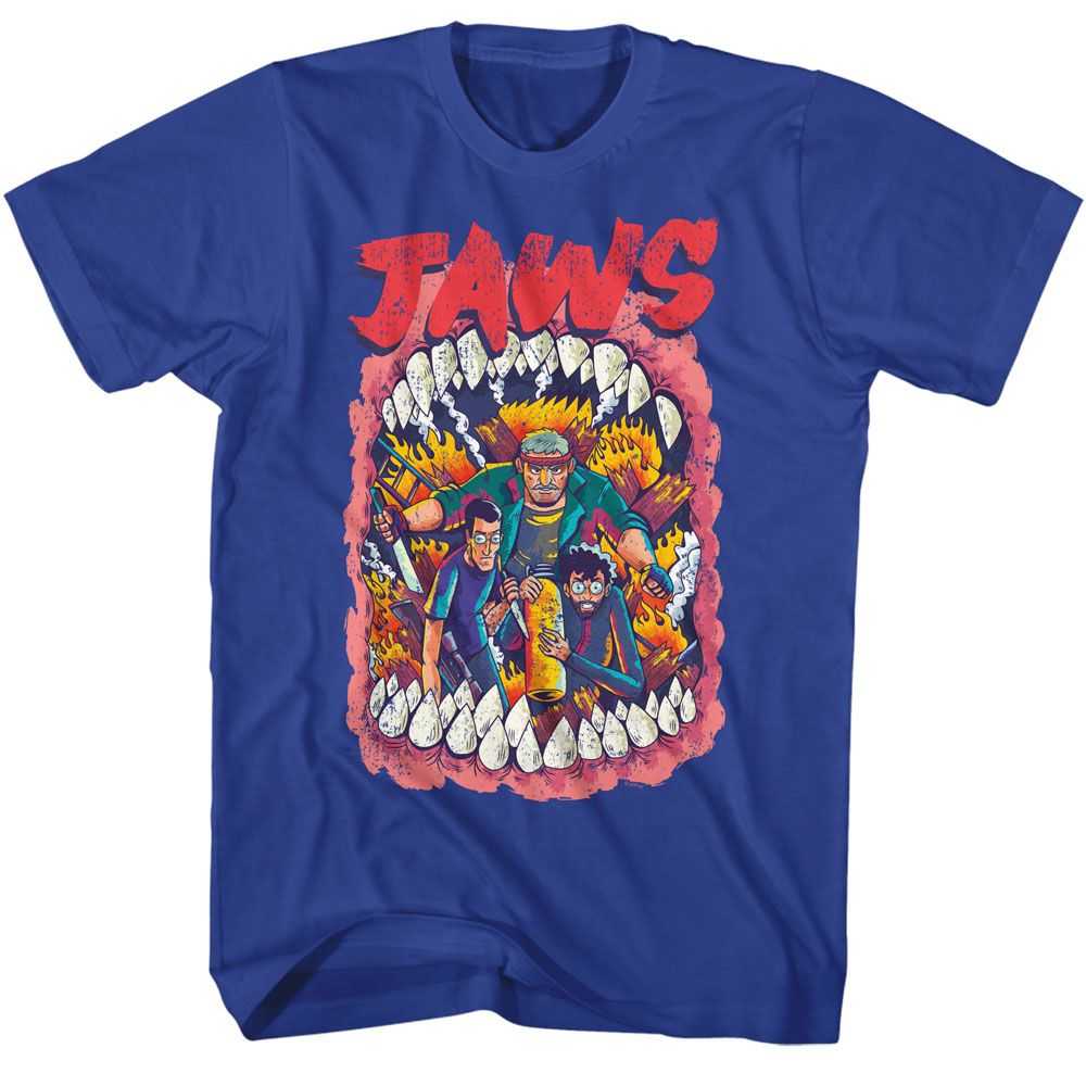 Jaws - JAWS BIG MOUTH Adult Shirt