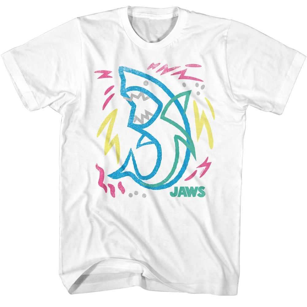 Jaws - JAWS-JAWS DOODLE Adult Shirt