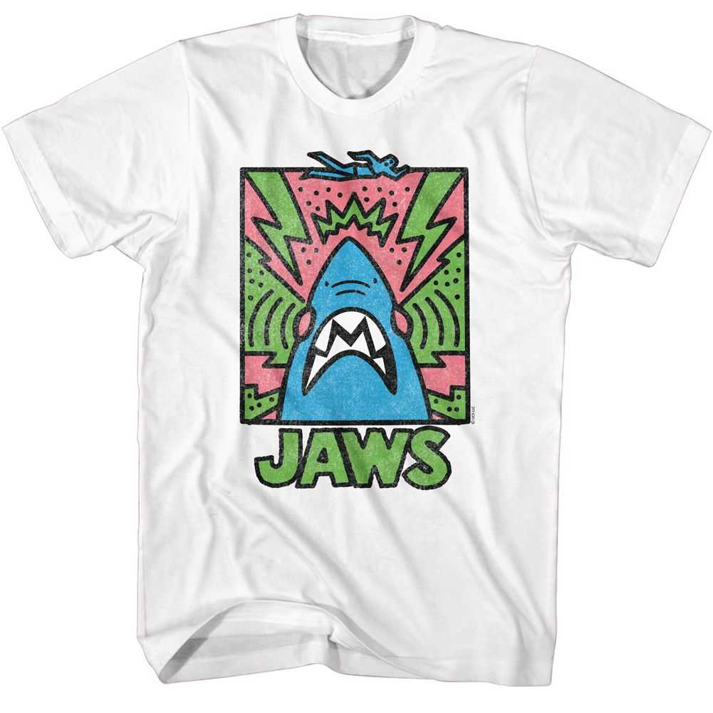 Jaws - JAWS-ABSTRACT DOODLE Adult Shirt
