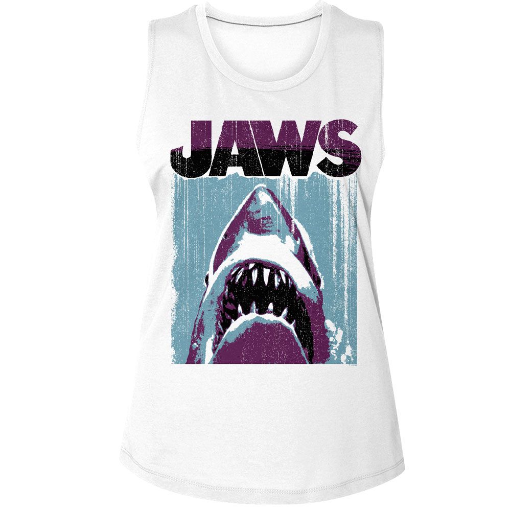 Jaws - JAWS DAY UNDER NIGHT OVER Adult Shirt