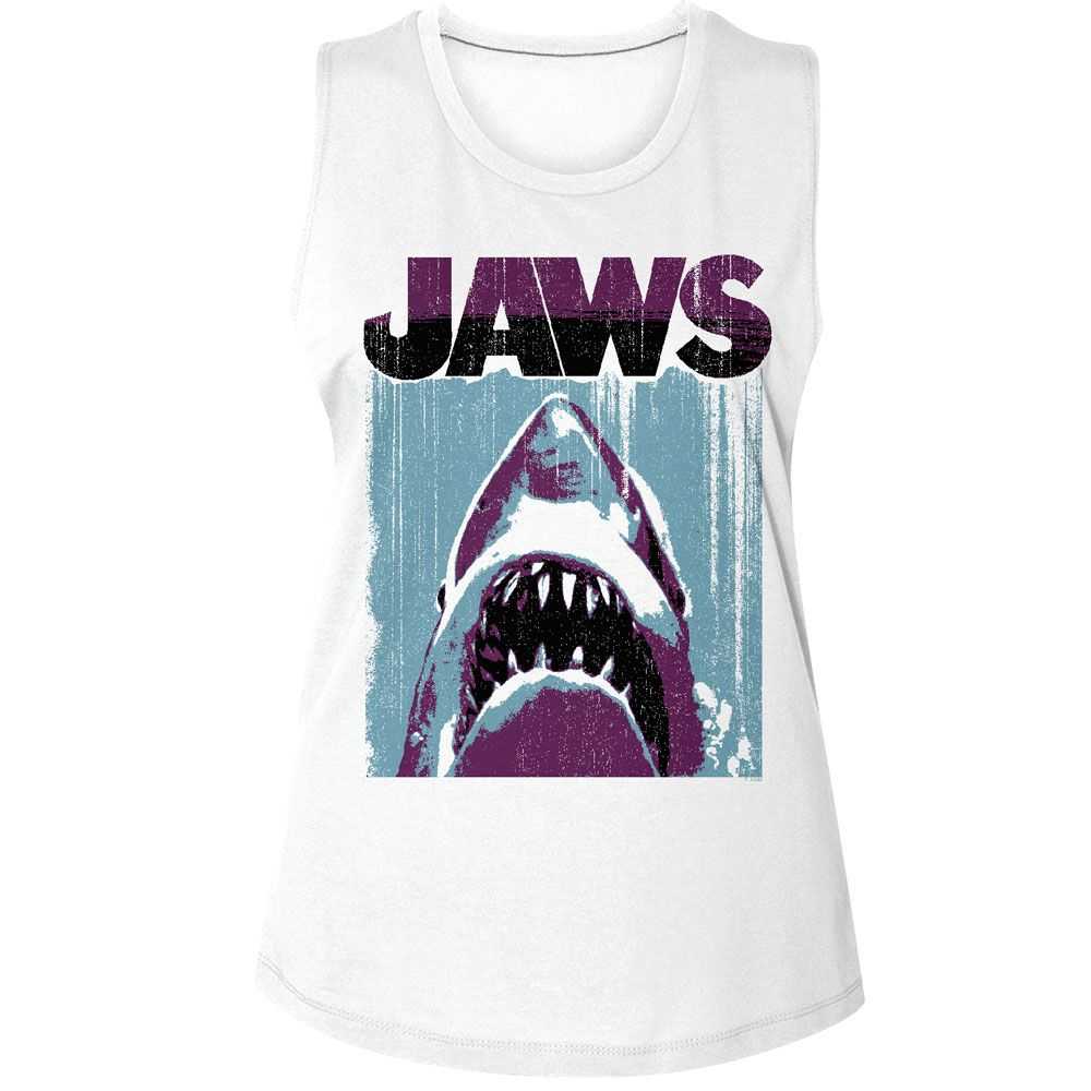 Jaws - JAWS DAY UNDER NIGHT OVER Adult Shirt
