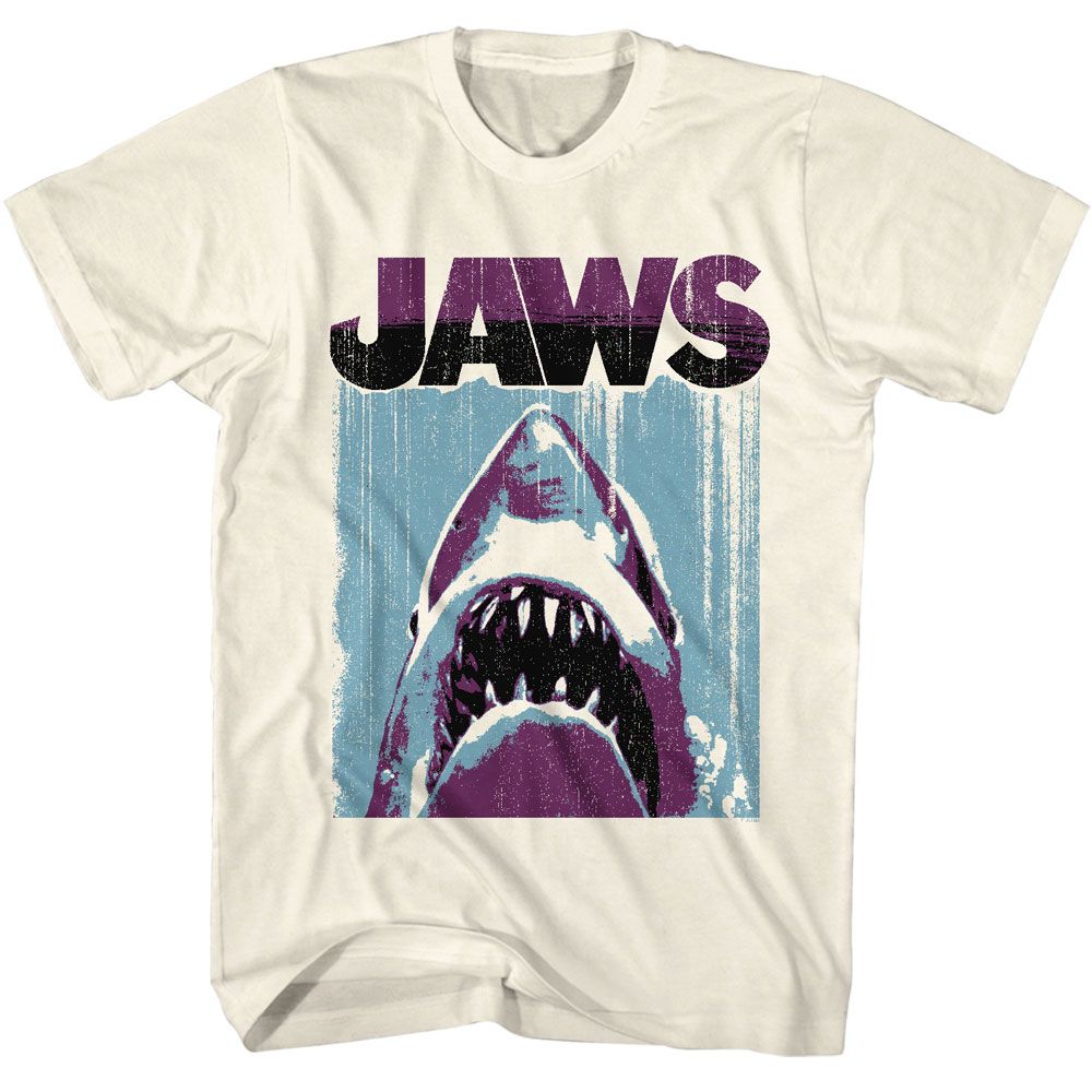 Jaws - JAWS DAY UNDER NIGHT OVER Adult Shirt
