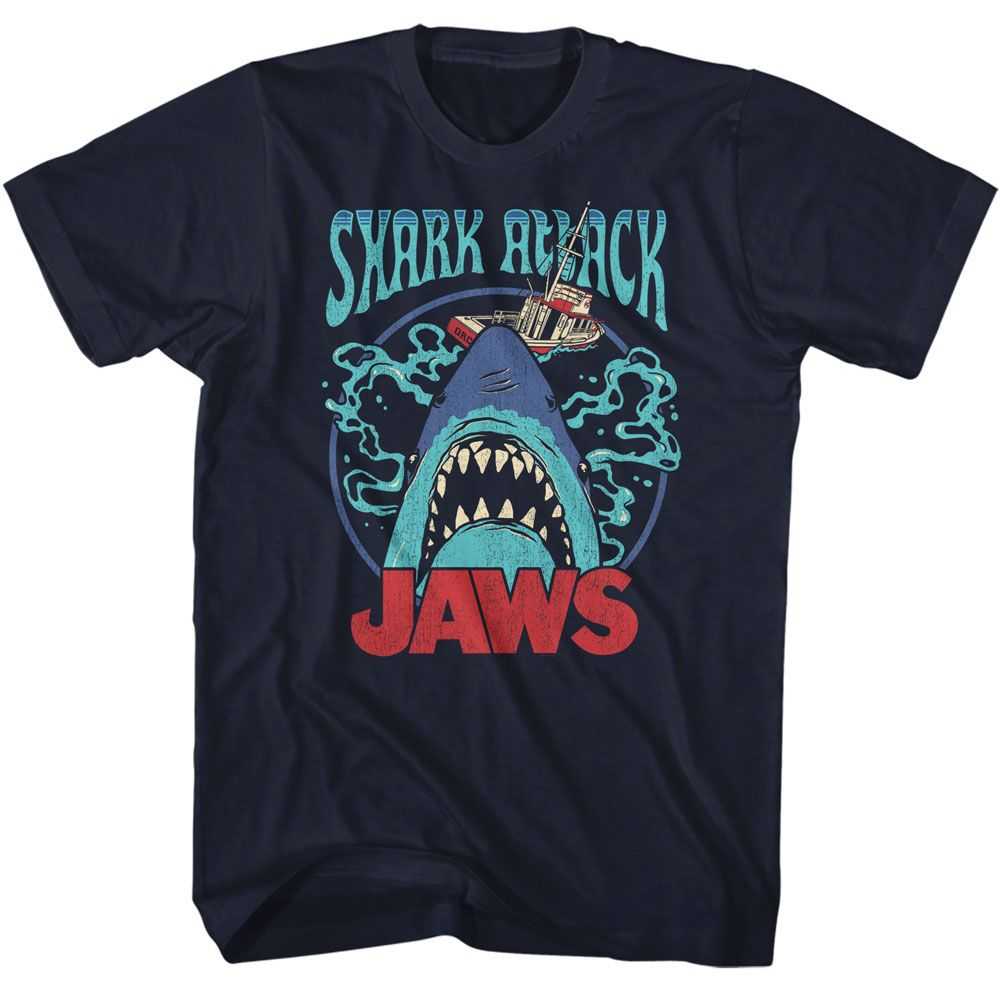 Jaws - JAWS SWIRLY WATER Adult Shirt