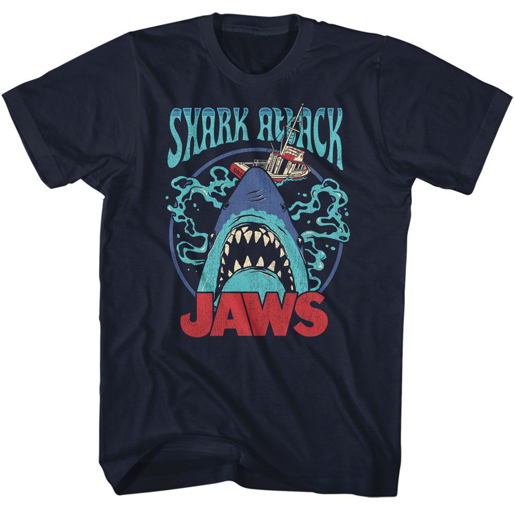Jaws - JAWS SWIRLY WATER Adult Shirt