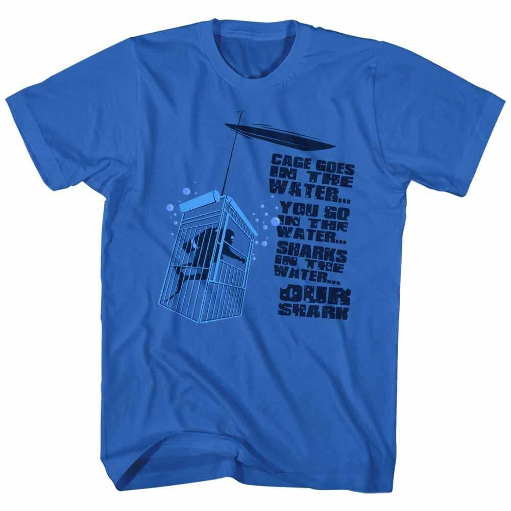 Jaws - CAGE IN THE WATER Adult Shirt