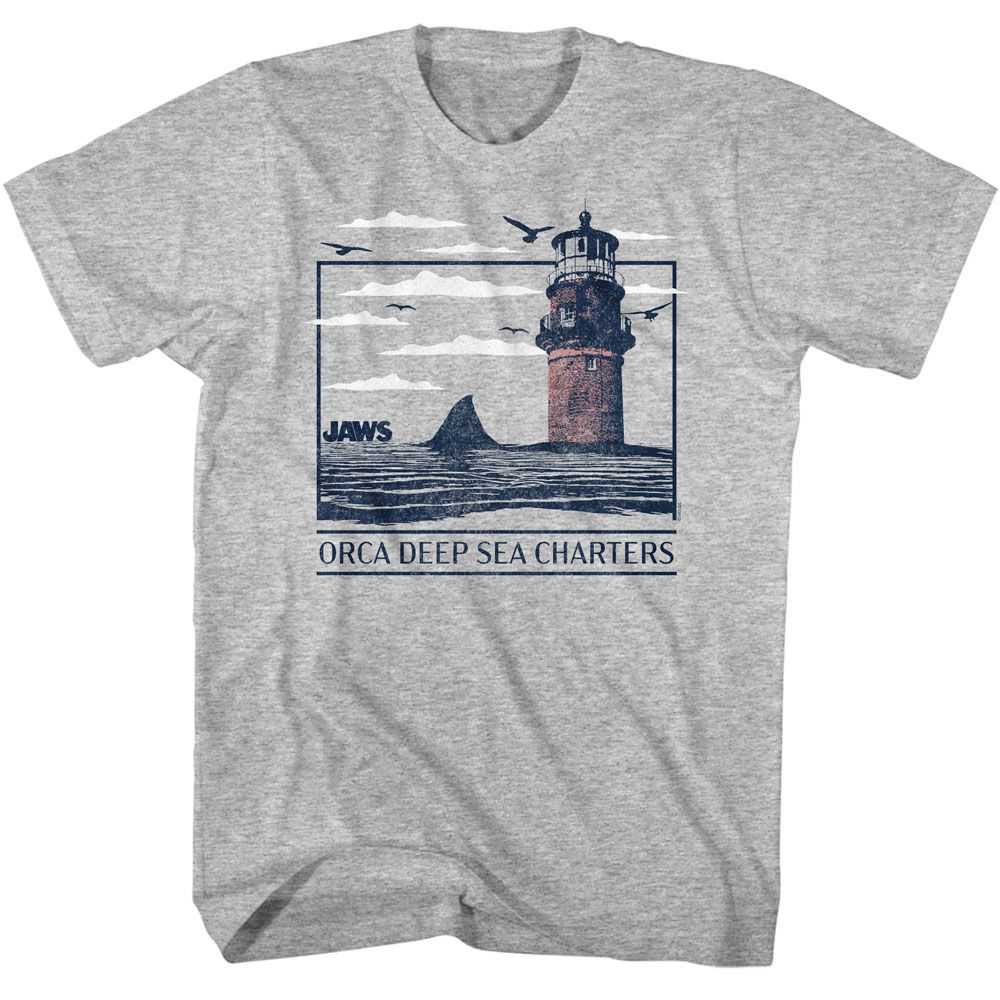 Jaws - JAWS ORCA DEEP SEA CHARTERS Adult Shirt