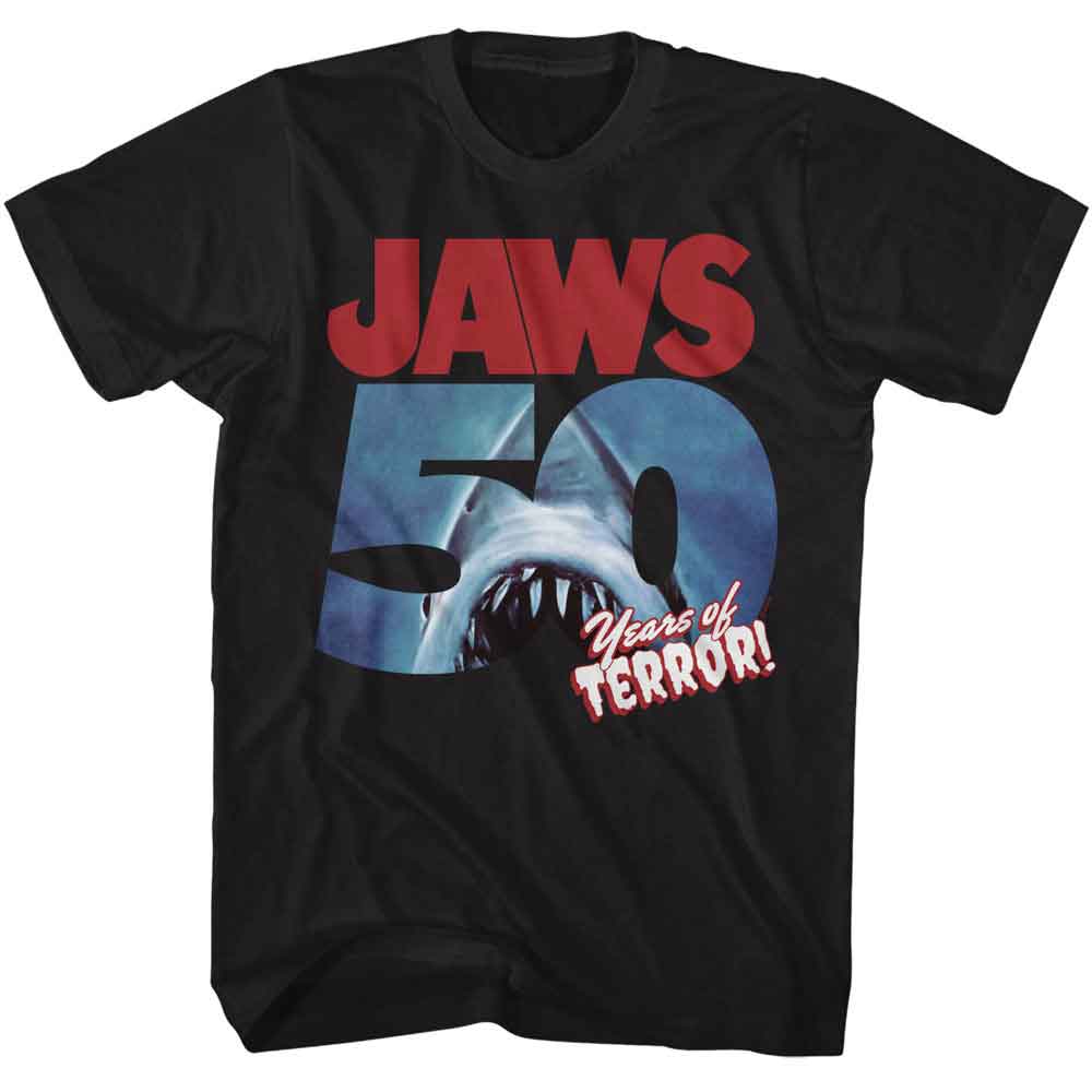 Jaws - JAWS 50 YEARS OF TERROR Adult Shirt