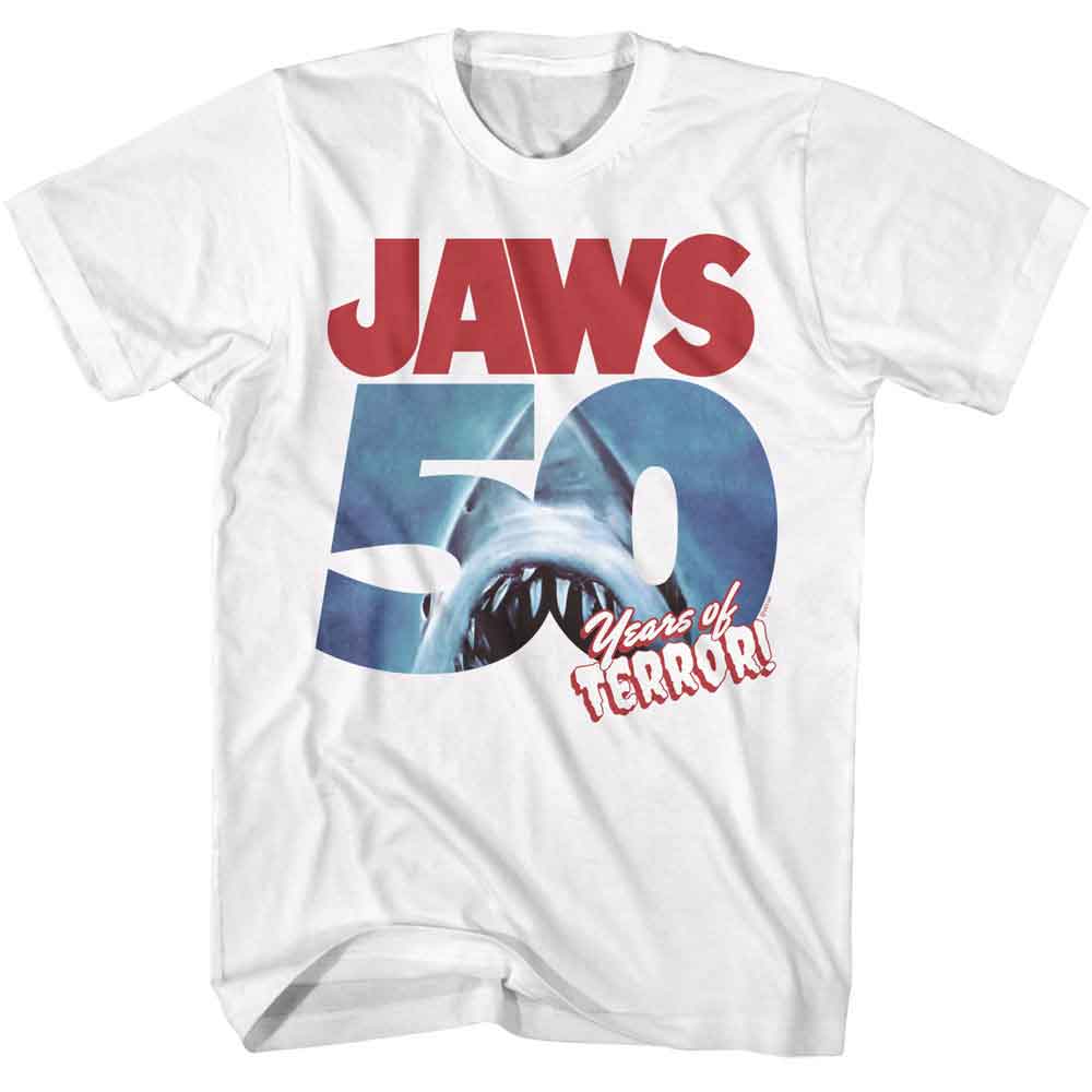 Jaws - JAWS 50 YEARS OF TERROR Adult Shirt