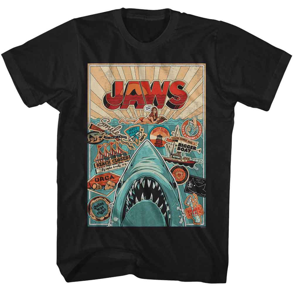 Jaws - JAWS ICONS POSTER Adult Shirt