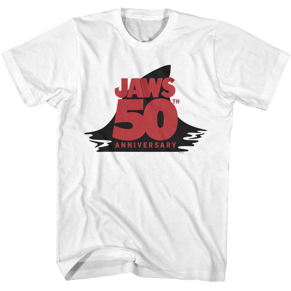 Jaws - JAWS 50TH ANNIVERSARY FIN Adult Shirt