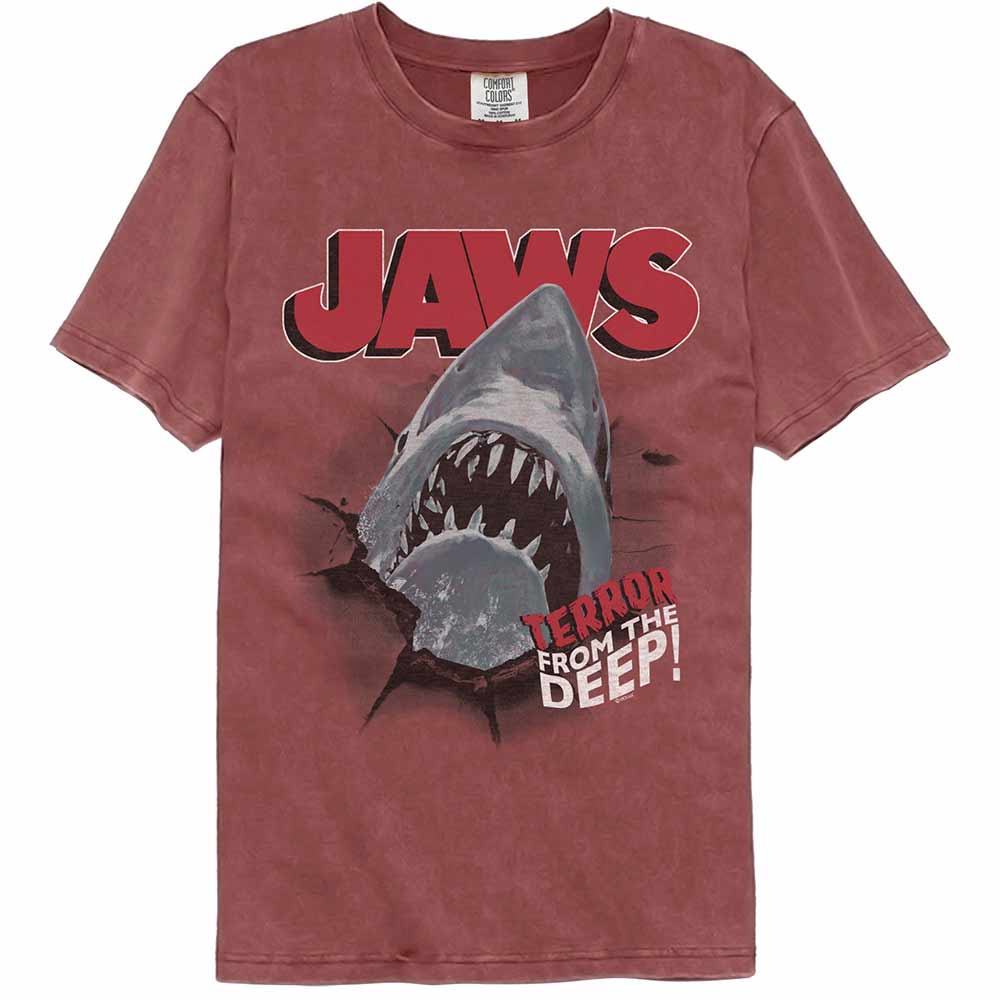 Jaws - JAWS TERROR FROM THE DEEP Adult Shirt