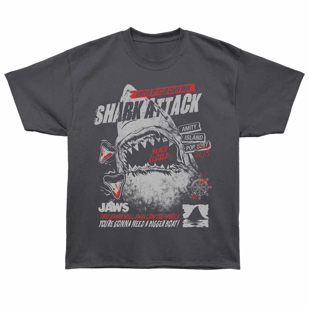 Jaws - JAWS SHARK ATTACK Adult Shirt